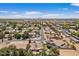Expansive view overlooking the neighborhood showcasing the community landscape, houses, and street layout at 5410 E Gable Ave, Mesa, AZ 85206