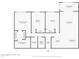 Detailed floor plan showcases the layout, dimensions, and flow of rooms, including bedrooms, bathrooms, and living spaces at 7840 E Camelback Rd # 111, Scottsdale, AZ 85251