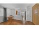 Open concept dining area with a view into kitchen with plenty of natural light at 8103 E Southern Ave # 222, Mesa, AZ 85209