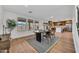Dining area with kitchen view and natural light at 920 E Leslie E Ave, San Tan Valley, AZ 85140