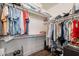 Walk-in closet with ample hanging space and shelving for optimal storage and organization at 9451 E Becker Ln # 2004, Scottsdale, AZ 85260