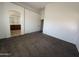 Large main bedroom, carpeted with an adjoining bathroom and plenty of space to relax and unwind at 10247 W Hilton Ave, Tolleson, AZ 85353