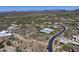 View of high end homes in an upscale desert community at 10283 E Running Deer Trl, Scottsdale, AZ 85262