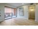 The living room opens to private outdoor patio with seating at 12222 N Paradise Vlg S Pkwy # 237, Phoenix, AZ 85032