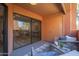 Inviting outdoor patio with comfortable seating, showcasing views of living areas and outdoor scenery at 12222 N Paradise Vlg S Pkwy # 237, Phoenix, AZ 85032