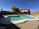 Backyard pool is the perfect place to relax and beat the summer heat in your own private oasis at 12571 W Clarendon Ave, Avondale, AZ 85392