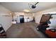 View of a garage with appliances, storage, and a golf cart at 1384 E Las Colinas Dr, Chandler, AZ 85249