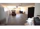Spacious garage with room for parking and storage, including a golf cart at 1384 E Las Colinas Dr, Chandler, AZ 85249