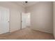 Bedroom with neutral tones, and white trim at 17517 W Dahlia Dr, Surprise, AZ 85388