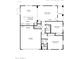 Layout for two bedroom, two bath home with kitchen, living area, and a two car garage at 25202 N 142Nd Dr, Surprise, AZ 85387