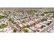 Wide aerial shot of homes with well-kept yards and diverse architectural styles in a desert community at 3912 E Rockwood Dr, Phoenix, AZ 85050