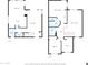 Detailed floor plan showcasing the layout of the home, including the living areas, bedrooms, and bathrooms at 3912 E Rockwood Dr, Phoenix, AZ 85050