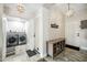 Inviting mudroom entry with star pendant lighting and convenient storage solutions at 6335 E Brown Rd # 1084, Mesa, AZ 85205