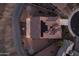 Bird's-eye view of a home with solar panels and desert landscaping at 7659 S 164Th Ln, Goodyear, AZ 85338