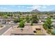 A beautiful aerial view showcases the home's neighborhood, nearby landscaping, and the Phoenix Mountain Preserve at 8202 E Coolidge St, Scottsdale, AZ 85251