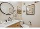 Stylish powder room featuring modern fixtures and decor at 12062 W Duane Ln, Peoria, AZ 85383