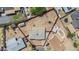 Birds eye view of home showing the large back yard featuring partial landscaping at 3212 N 49Th Ln, Phoenix, AZ 85031