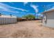 Property's backyard shows storage shed and fencing in the outdoor area at 3212 N 49Th Ln, Phoenix, AZ 85031