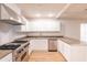 Well-lit kitchen showcasing white cabinets, stainless steel appliances, and modern finishes at 3212 N 49Th Ln, Phoenix, AZ 85031
