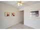 Dining area with tile flooring and artwork at 11113 W Cameo Dr, Sun City, AZ 85351