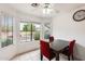 Cozy dining area with ample natural light and decorative light fixture at 20419 N 34Th St, Phoenix, AZ 85050