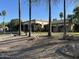 Beautiful exterior view of a building surrounded by lush landscaping and palm trees at 24816 S Golfview Dr # 46, Sun Lakes, AZ 85248