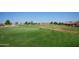 Expansive green golf course featuring pristine fairways and lush surroundings, offering a serene golfing experience at 24816 S Golfview Dr # 46, Sun Lakes, AZ 85248