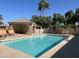 Relaxing pool area featuring a clean pool and lounge chairs, ideal for enjoying a sunny day at 24816 S Golfview Dr # 46, Sun Lakes, AZ 85248