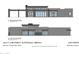 Elevation showcasing contemporary home design with varied rooflines and large windows at 29121 N 105Th St, Scottsdale, AZ 85262