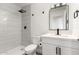 Modern bathroom boasts a new shower, vanity, and fixtures at 3044 W Dahlia Dr, Phoenix, AZ 85029