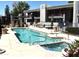 Inviting community pool area with seating and a hot tub at 3420 W Danbury Dr # C130, Phoenix, AZ 85053