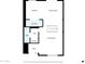 Floorplan illustrating layout of kitchen, living room, and laundry at 3820 N 30Th St, Phoenix, AZ 85016