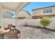 Paver patio featuring comfortable outdoor seating and views of the fenced-in yard at 4803 S Ferric --, Mesa, AZ 85212