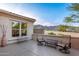 Scenic patio offering breathtaking views of the surrounding landscape and mountains beyond at 4946 N 210Th Ave, Buckeye, AZ 85396