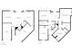 Detailed floor plan showcasing the layout of the home's two floors at 5015 E Cheyenne Dr # 14, Phoenix, AZ 85044
