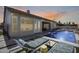 Relaxing outdoor space featuring a pool, patio, and lounge chairs for entertainment at 8712 W Sequoia Dr, Peoria, AZ 85382
