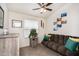 Bright and comfortable bedroom features modern decor and ample natural light at 9333 E University Dr # 194, Mesa, AZ 85207