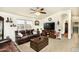 Inviting living room featuring comfortable seating and a ceiling fan at 9333 E University Dr # 194, Mesa, AZ 85207