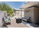 Relaxing backyard patio with comfortable seating, perfect for enjoying the outdoors at 9333 E University Dr # 194, Mesa, AZ 85207