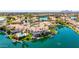 Beautiful waterfront neighborhood with private docks, lush landscaping, and community pool at 10390 E Lakeview Dr # 204, Scottsdale, AZ 85258