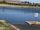 Estrella Yacht Club and community lake featuring waterfront access for residents to enjoy at 10489 S 182Nd Dr, Goodyear, AZ 85338