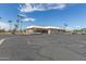 Community clubhouse and parking lot for residents and guests at 1060 S Florence Dr, Mesa, AZ 85208