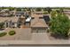 Charming single-Gathering home featuring a two-car garage, solar panels, and a private RV parking area at 1182 E Canyon Way, Chandler, AZ 85249