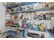 Organized pantry shelving containing food and household items for ample storage space at 1182 E Canyon Way, Chandler, AZ 85249