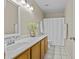 Bathroom with single sink vanity at 1413 E San Remo Ave, Gilbert, AZ 85234