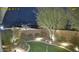Nighttime view of a backyard with desert landscaping and path lighting at 19215 N 259Th Ave, Buckeye, AZ 85396