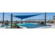 Resort-style pool with surrounding lounge areas at Sun City Festival at 19215 N 259Th Ave, Buckeye, AZ 85396
