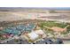 Aerial view of recreational area featuring baseball field, pickleball courts and parking area at 19215 N 259Th Ave, Buckeye, AZ 85396