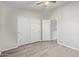 Bedroom with ceiling fan, window and closet at 1961 N Hartford St # 1087, Chandler, AZ 85225