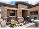 Cozy patio with outdoor seating, perfect for relaxation and enjoying the outdoors at 20523 N 267Th Ln, Buckeye, AZ 85396